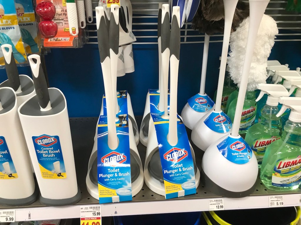 Clorox Toilet Plunger and Brush