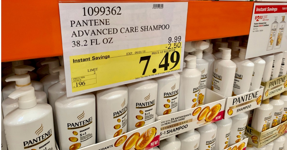 Pantene Advanced Care Shampoo or Conditioner 38.2 oz bottle in Costco