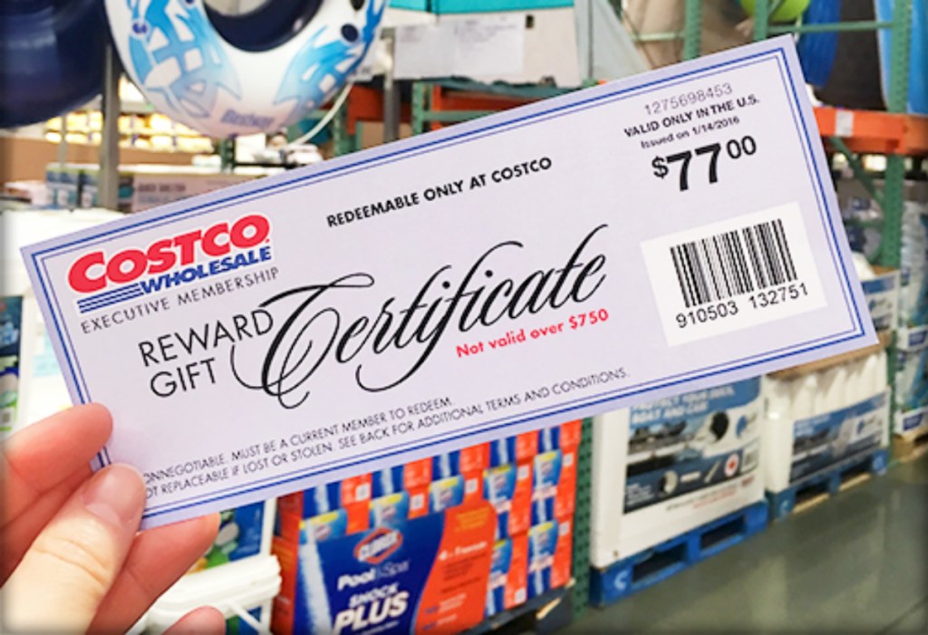 Costco Wholesale reward gift