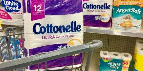 Cottonelle 12-Count Big Rolls Toilet Paper as Low as $5.25 (Just 44¢ Per Roll)