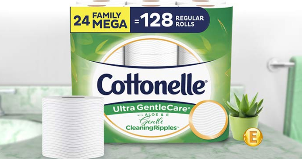 Cottonelle 24 Family MEGA Toilet Paper Rolls Only 19 Shipped at Amazon