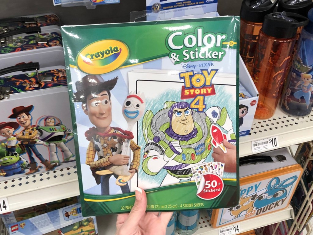 Crayola Toy Story 4 Color & Sticker Book
