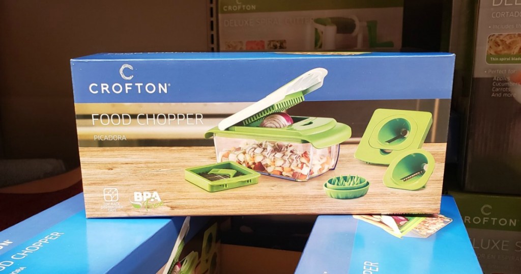 Food chopper in package from ALDI in store on display