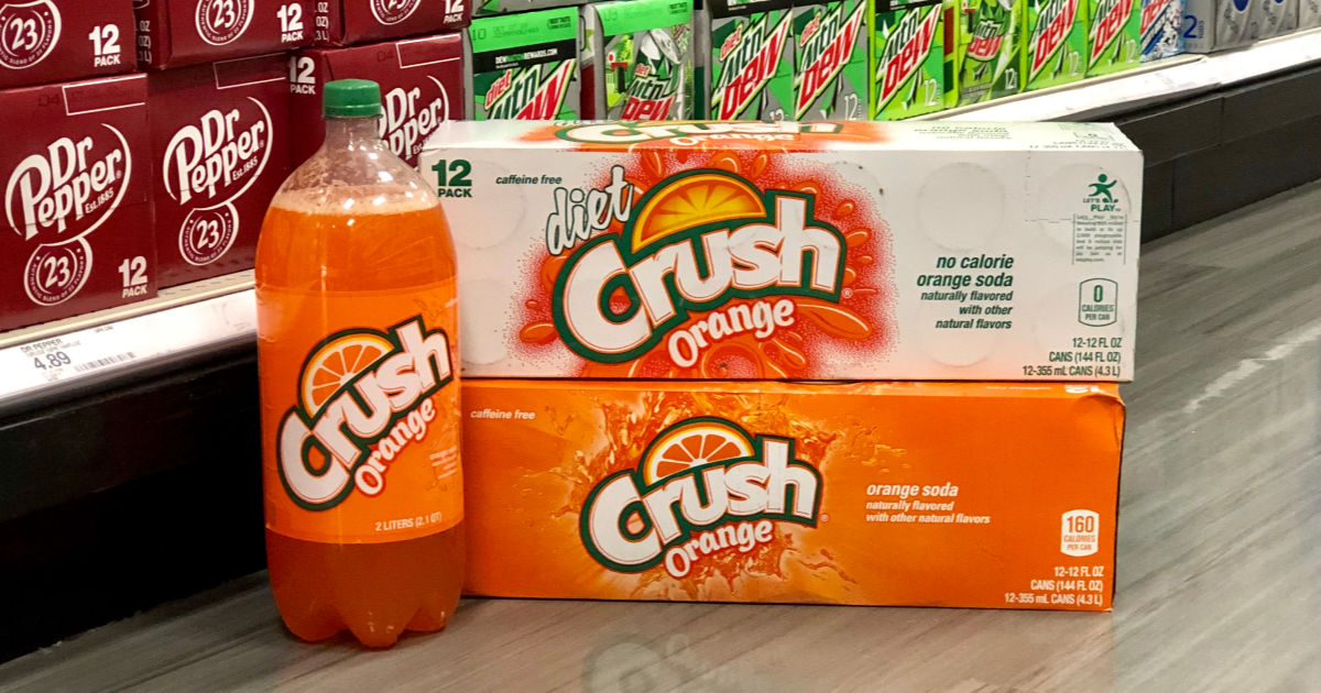 Crush Orange 2L and Cans in Target