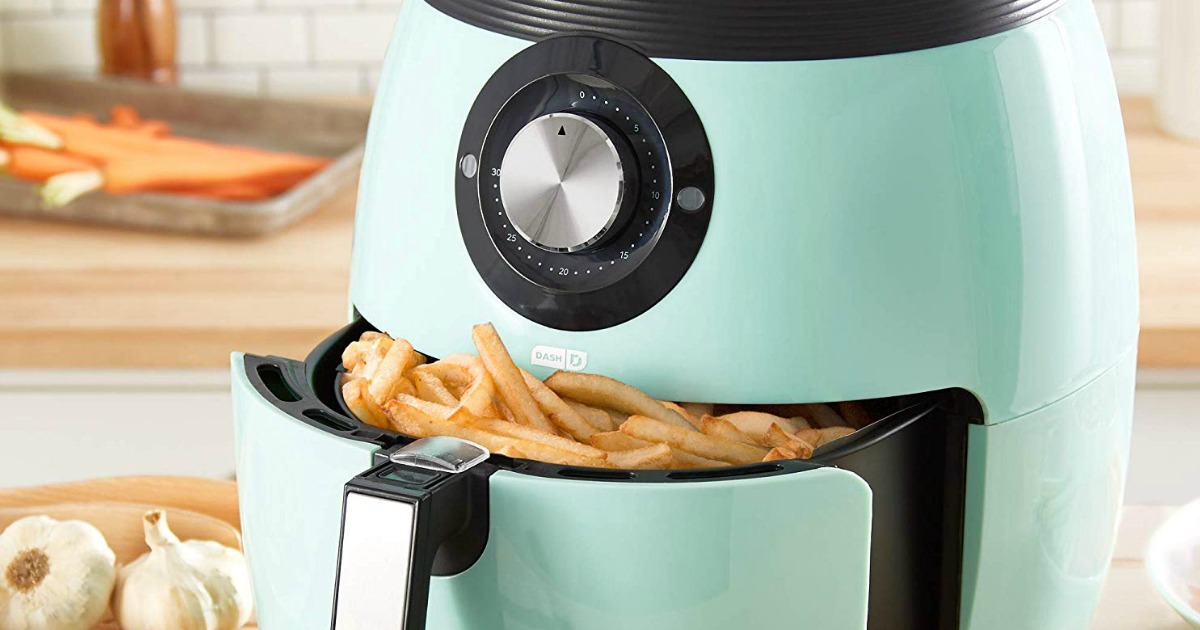 DASH frying appliance with fries in the basket