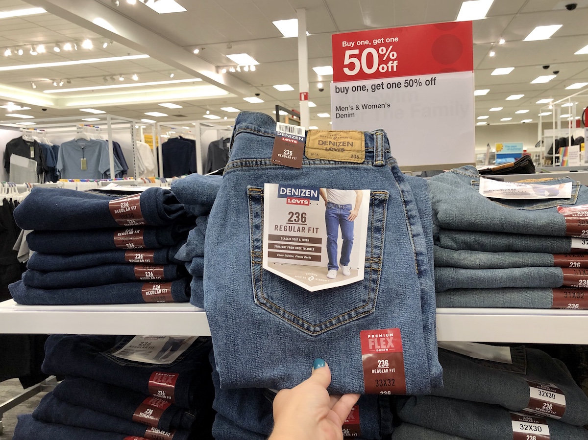 target denizen jeans mens