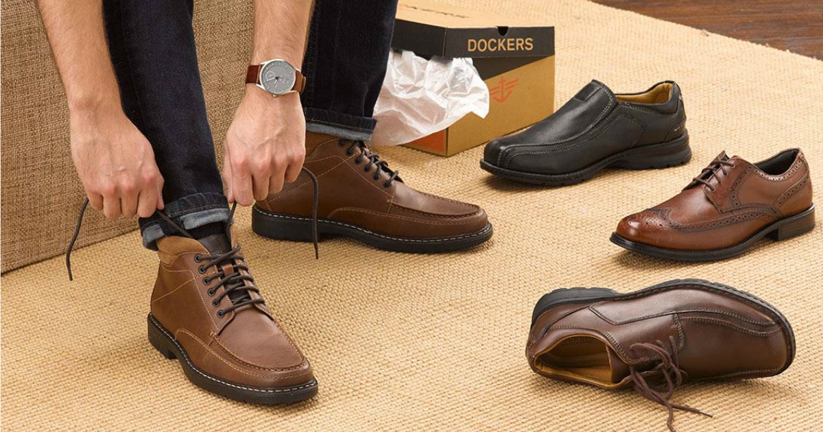dockers barker men's oxford shoes