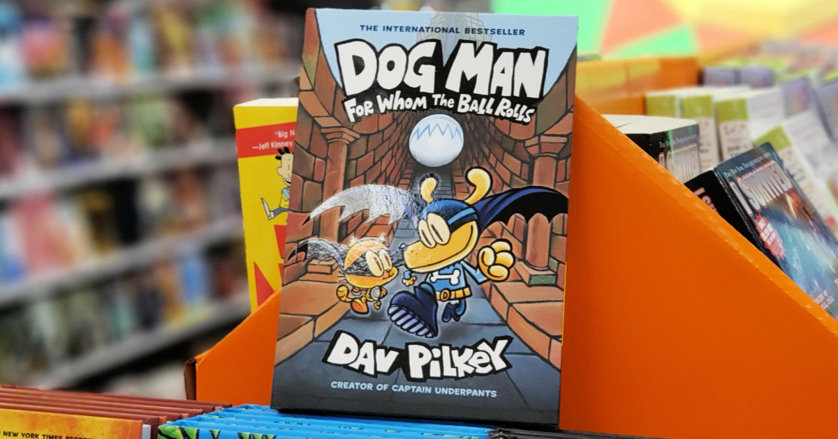 Dog Man For Whom the Ball Rolls Hardcover Book Just $5