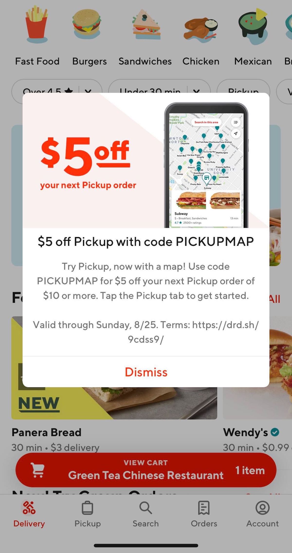 doordash promo code for existing users