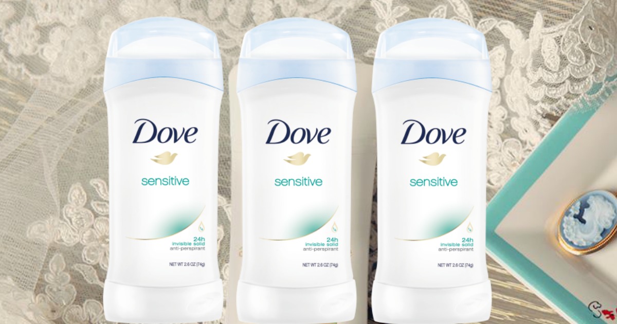 Dove Sensitive Skin Deodorant 6-Pack Only $10.89 Shipped at Amazon