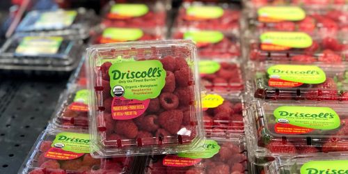 25% Off Fresh Organic Raspberries at Target (Just Use Your Phone)