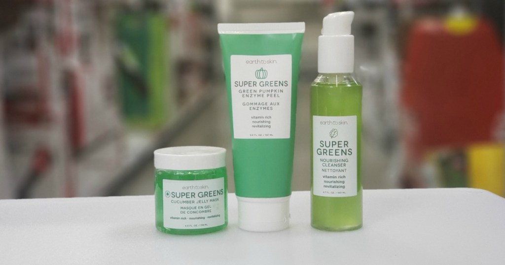 Earth to Skin Super Greens products in Walmart