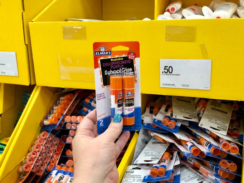 two pack of elmers glue sticks