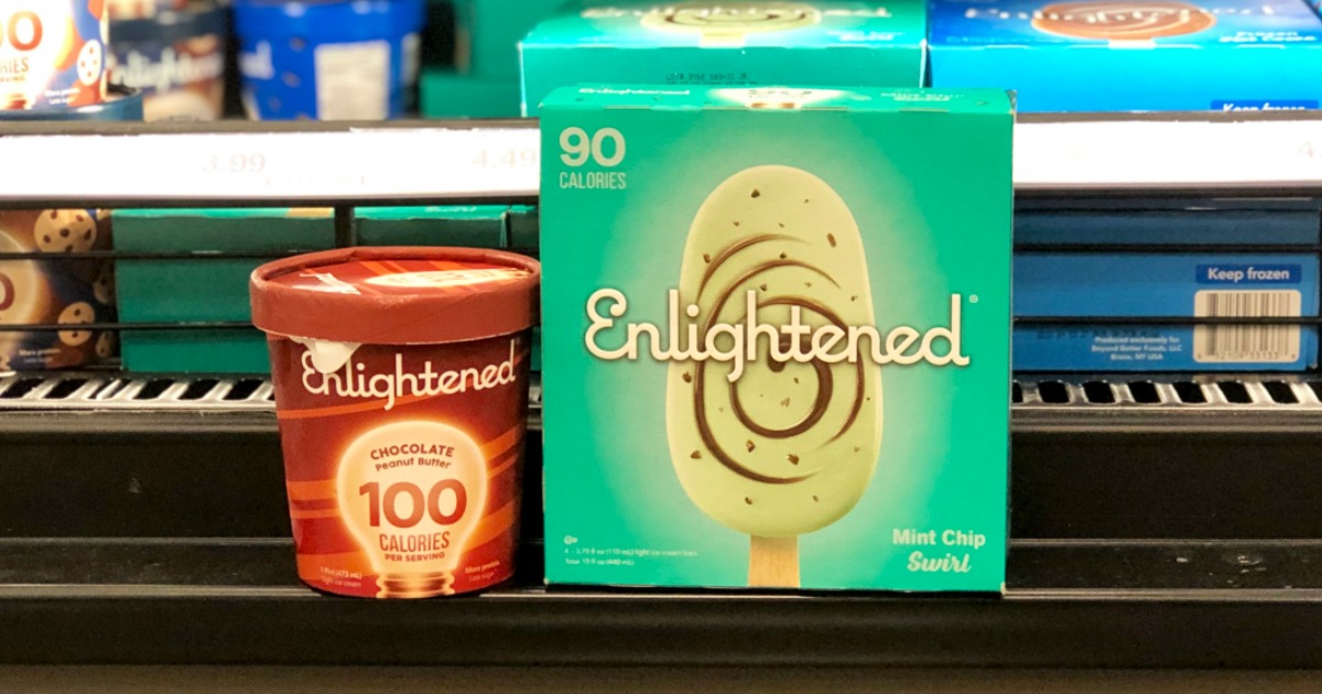 Enlightened Ice Cream & Bars as Low as 1.37 Each After Cash Back at Target