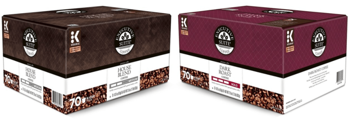 Executive Suite Coffee Single Serve Coffee K Cup Pods House Blend Carton Of  70 - Office Depot