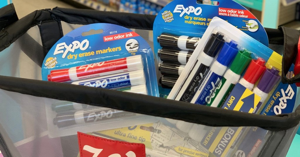 Expo Markers in Walgreens Basket