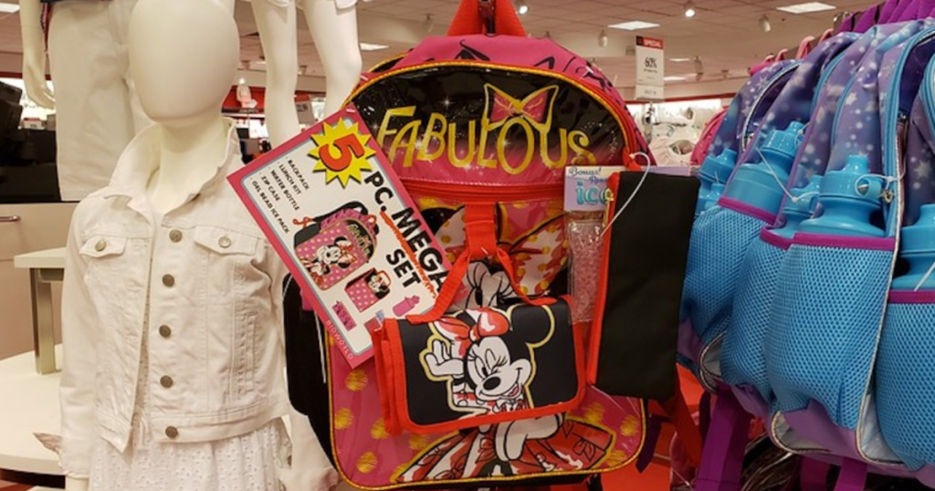 Fabulous Minnie Mouse 5-Piece Backpack Set in Macy's
