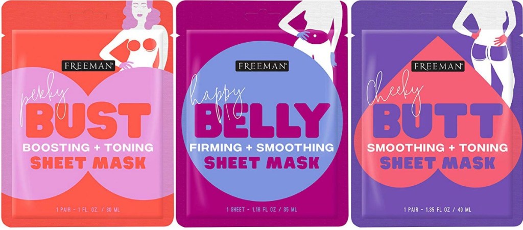 Freeman Beauty sheet masks for bust belly and butt