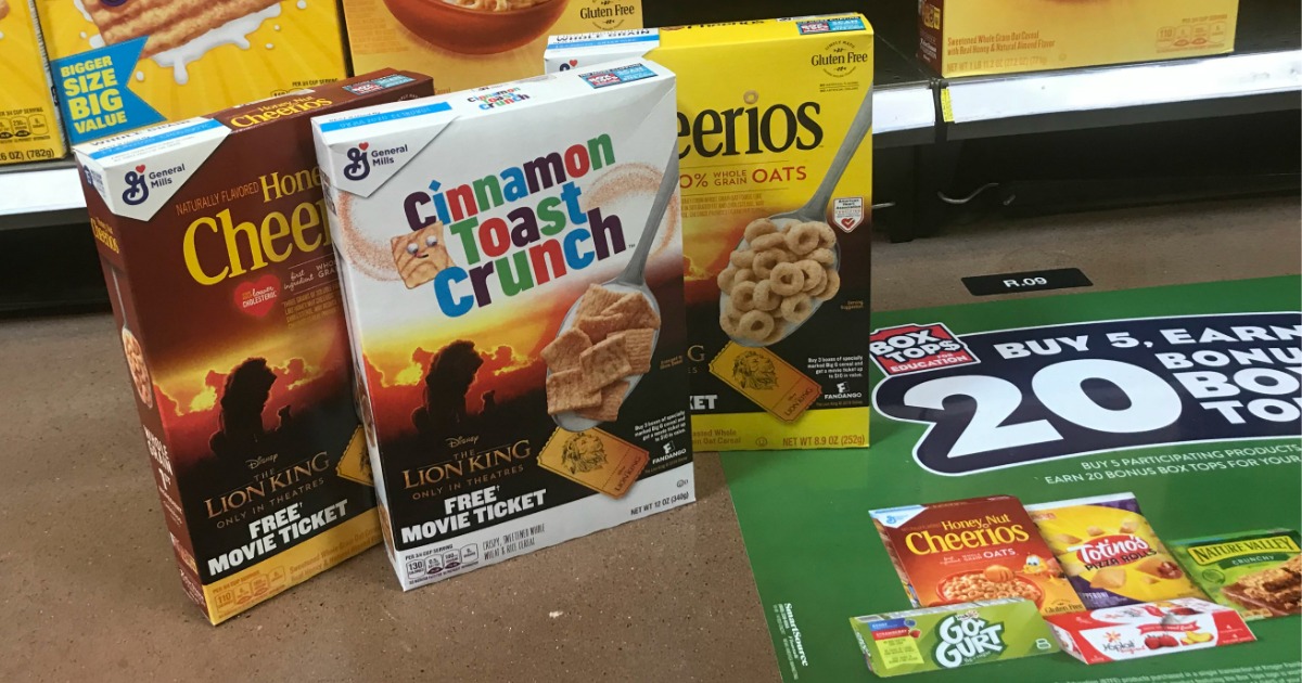 Kroger's 2-Day Sale (99¢ General Mills Cereals, $7 Backpack Sets, & More)