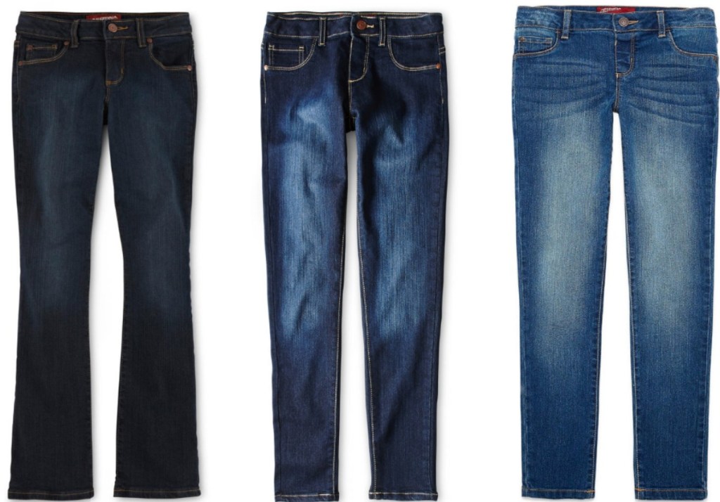 Girls Jeans from JCPenney in different washes