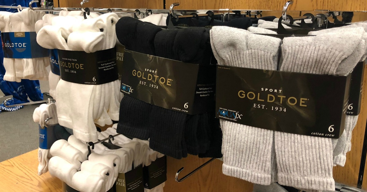 men's Gold Toe socks in store