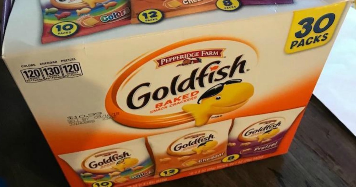 box of goldfish