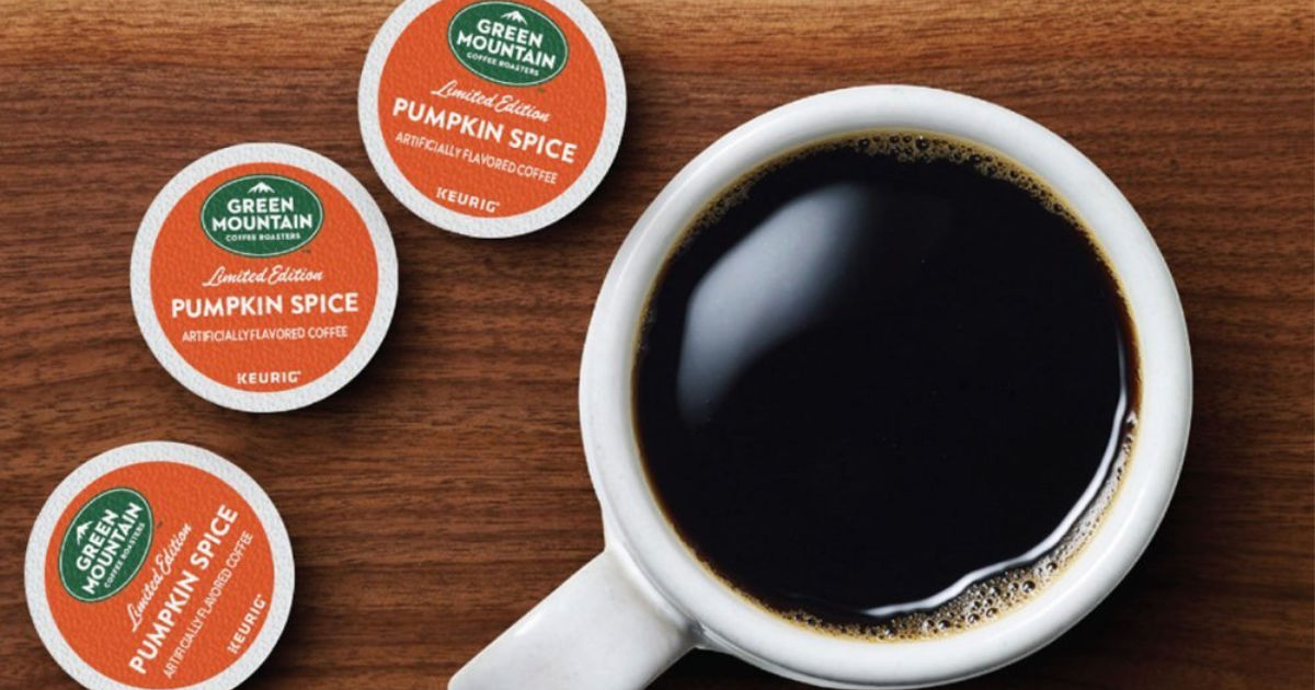 Green Mountain Coffee Pumpkin Spice KCups 18Pack Only 4.99 Shipped