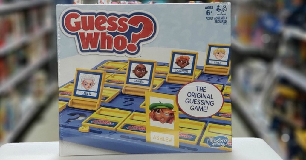 Guess Who game box in-store