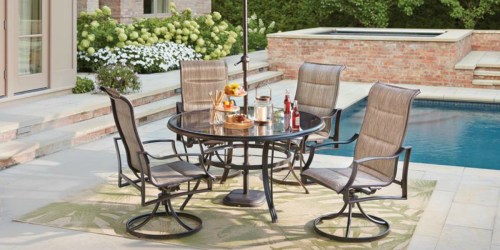 Hampton Bay 5-Piece Outdoor Dining Set Only $179 Shipped (Regularly $300)