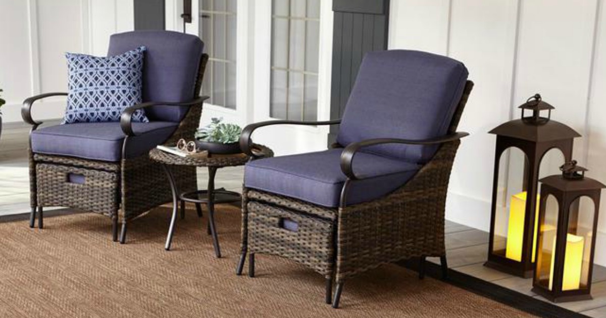 Up To 50 Off Hampton Bay Outdoor Furniture Sets Free At Home Depot Hip2save - Layton 3 Piece Patio Conversation Set