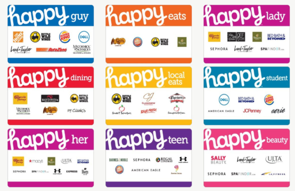 50 Happy Gift Cards Only 45 Shipped + Get 4x Kroger Fuels Points