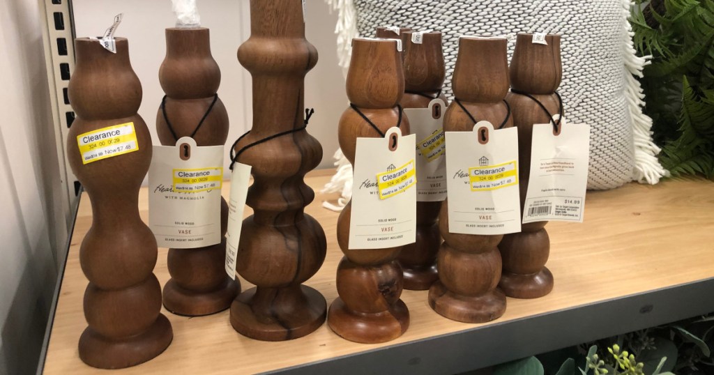 hearth and hand vases on shelf