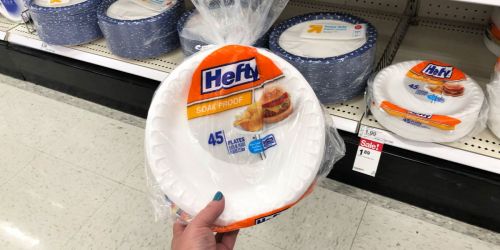 Hefty Foam Plates Only 83¢ Each at Target + More