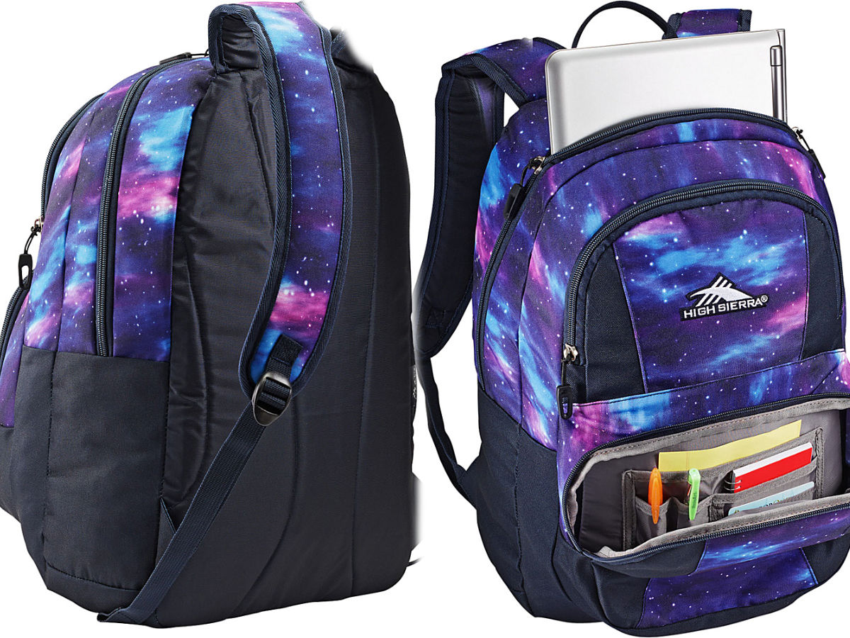 High sierra galaxy outlet backpack