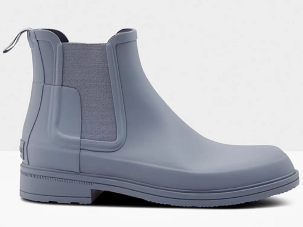 Hunter Men's Refined Slim Fit Chelsea Boots: Gull grey