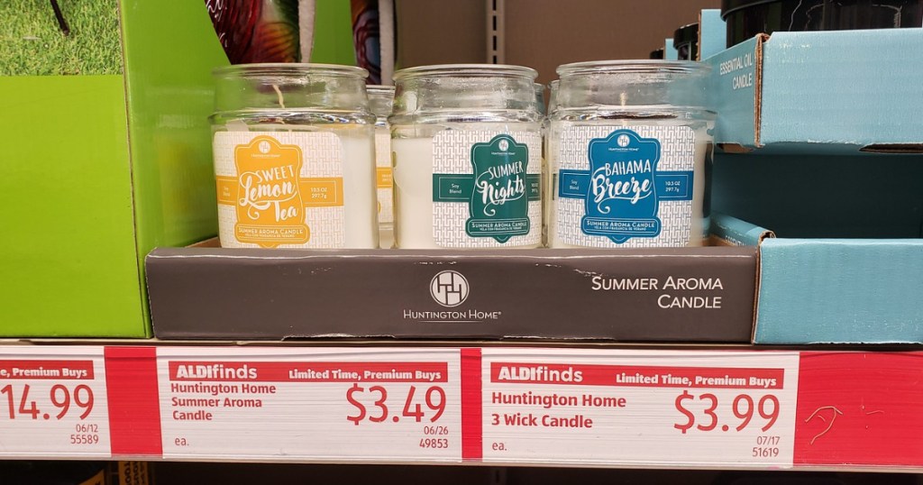 Huntington Home 3 Wick Candles Only 3 99 At ALDI Fun Summer Inspired Huntington Home 3 Wick Candles Only 3 99 At ALDI Fun Summer Inspired