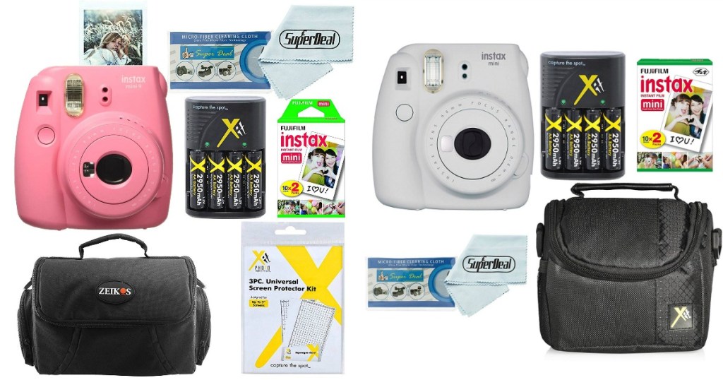 Instax 9 camera kit with case