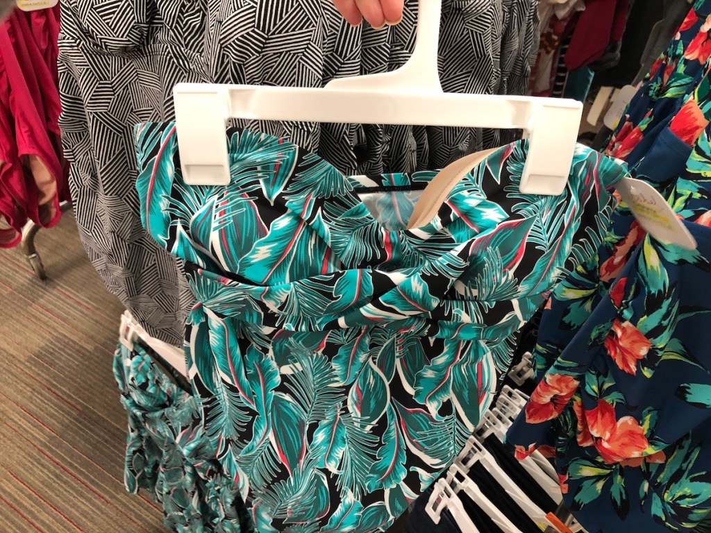 Isabel Maternity Printed Bandeau Tankini Top Swimsuit at target