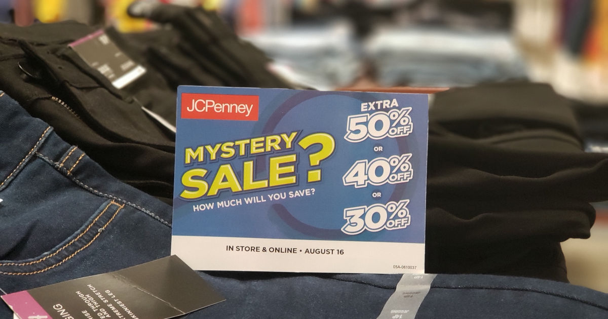 JCPenney is Giving Away InStore Coupons Up to 50 Off