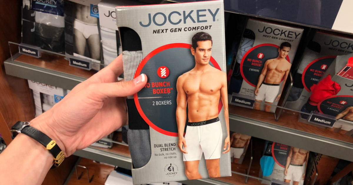Jockey Mens Underwear No Bunch Boxer
