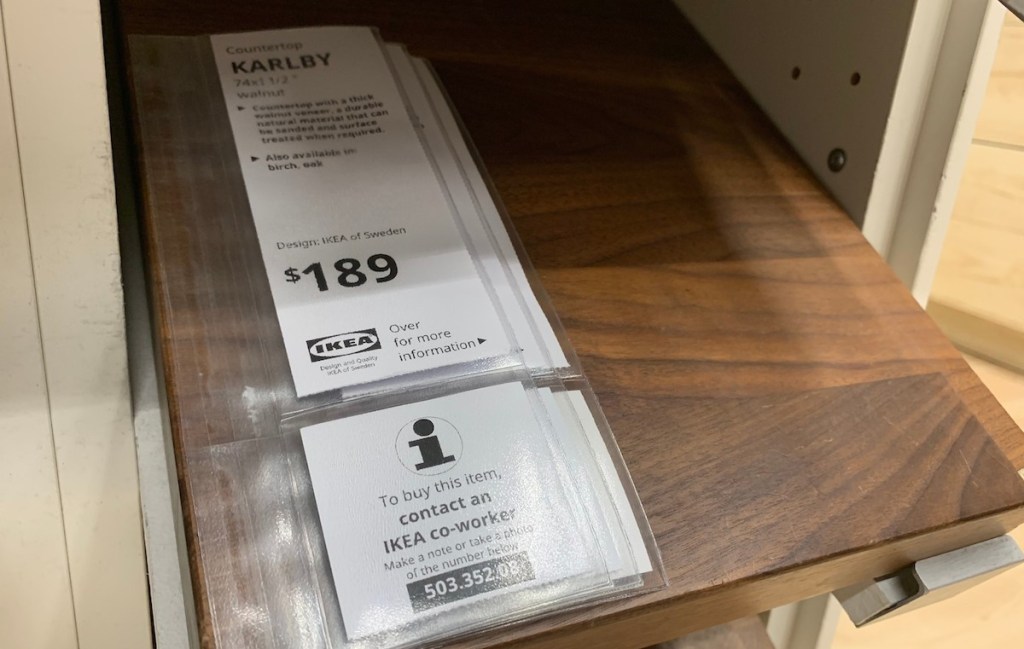 Best Ikea Countertops Butcher Block, Ikea Hammarp Solid Oak Countertop