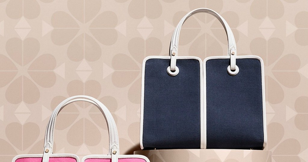 Kate Spade bags on stand