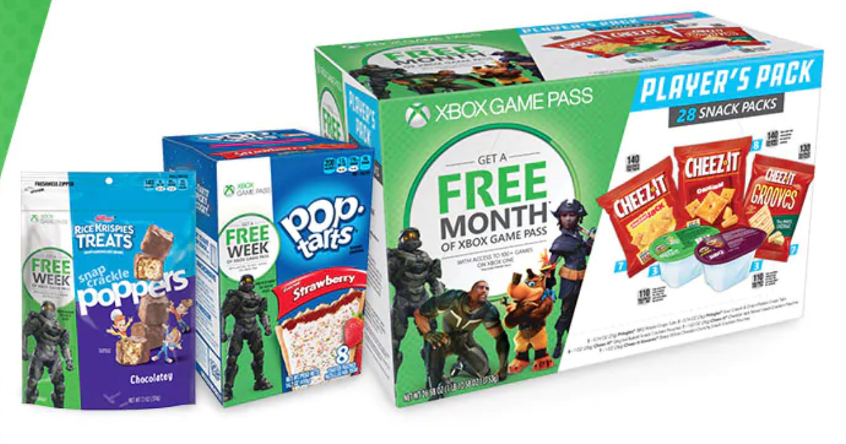 Kellogg's xbox deals game pass code