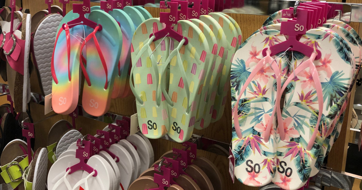 kohls womens flip flops