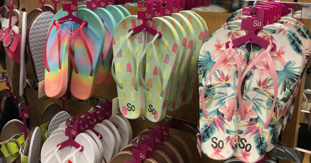 Kohl's SO women's flip-flops