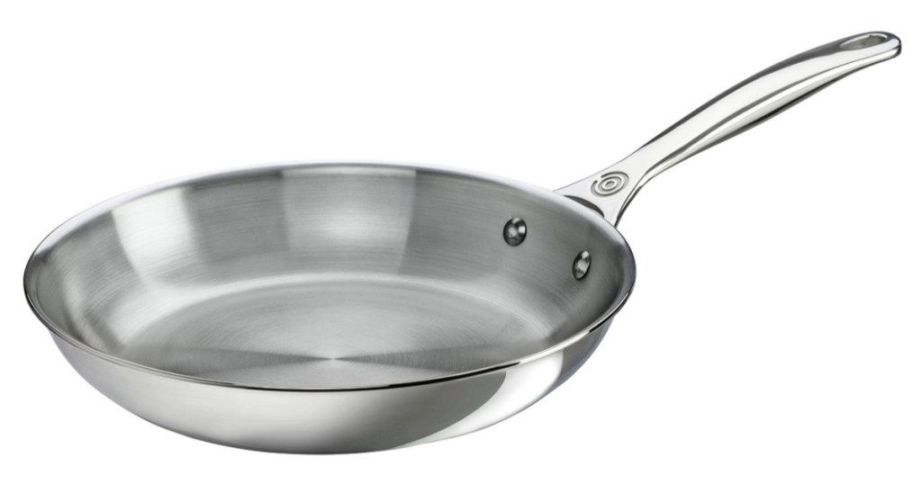 stainless steel le creuset fry pan