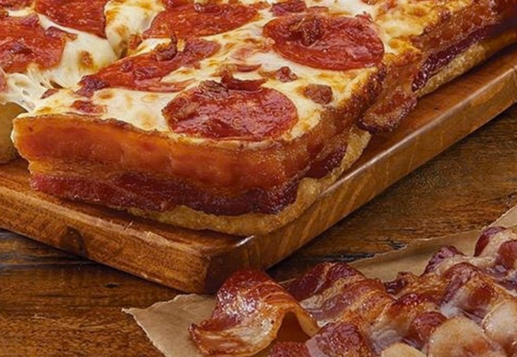 Little Caesars Bacon Wrapped Deep Dish Pizza Only 10