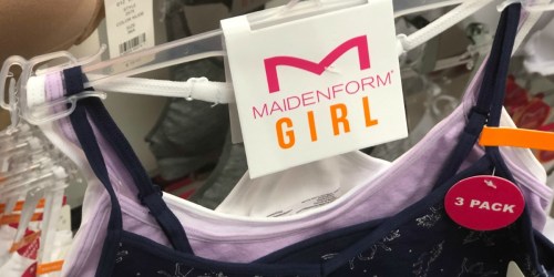 Up to 55% Off Maidenform Girls Bras at Kohl’s | As Low as $2.69 Each