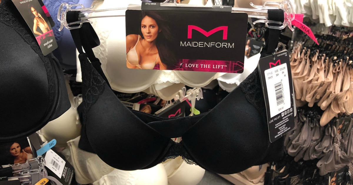 black Maidenform bra in store