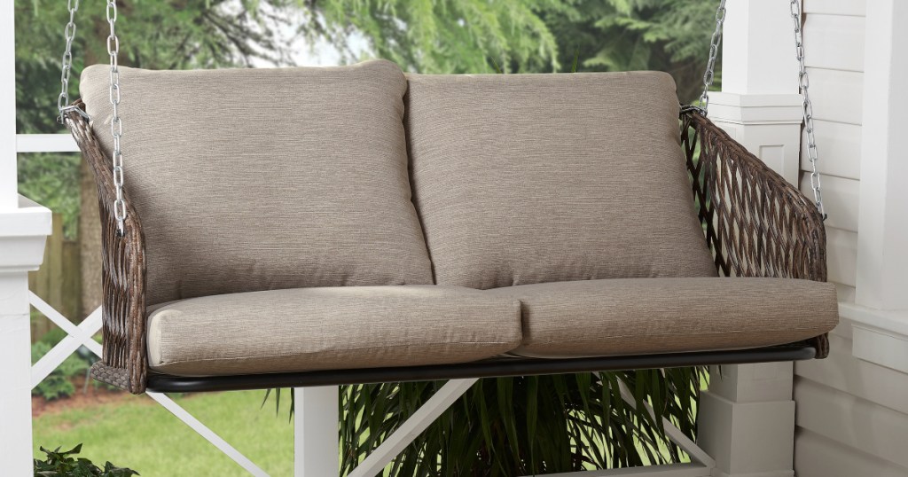Up to 70% Off Outdoor Wicker Porch Swings at Walmart.com • Hip2Save